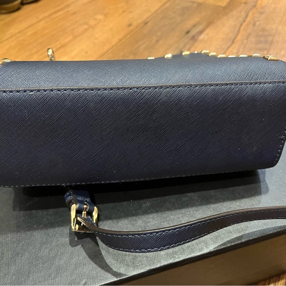 Michael Kors Selma studded crossbody bag, blue - Picture 2 of 5